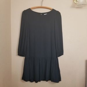 Anthropologie || black meadow rue dress